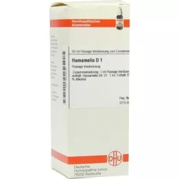 HAMAMELIS D 1 utspädning, 50 ml