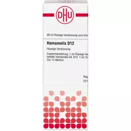 HAMAMELIS D 12 Utspädning, 20 ml