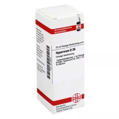 HYPERICUM D 30 Utspädning, 20 ml