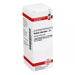 KALIUM CHLORATUM D 4 utspädning, 20 ml
