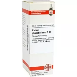 KALIUM PHOSPHORICUM D 12 Utspädning, 20 ml