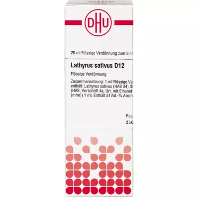 LATHYRUS SATIVUS D 12 Utspädning, 20 ml