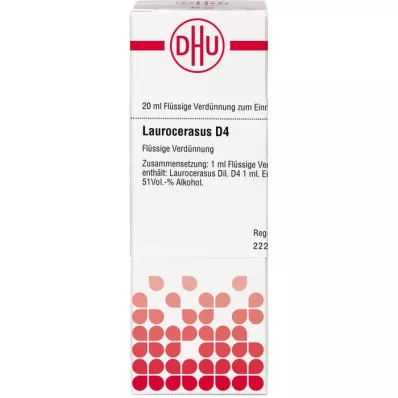 LAUROCERASUS D 4 utspädning, 20 ml