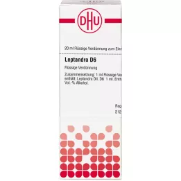 LEPTANDRA D 6 Utspädning, 20 ml