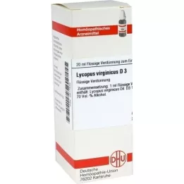 LYCOPUS VIRGINICUS D 3 Utspädning, 20 ml