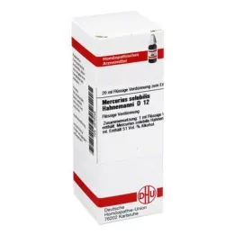MERCURIUS SOLUBILIS Hahnemanni D 12 Spädning, 20 ml