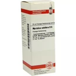 MYRISTICA SEBIFERA D 6 Utspädning, 20 ml