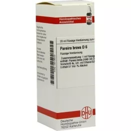 PAREIRA BRAVA D 6 Utspädning, 20 ml