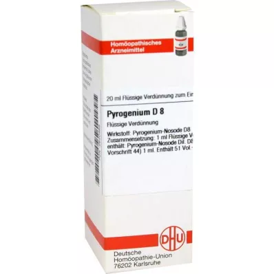 PYROGENIUM D 8 utspädning, 20 ml