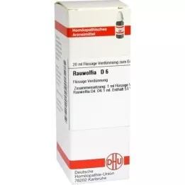 RAUWOLFIA D 6 Utspädning, 20 ml