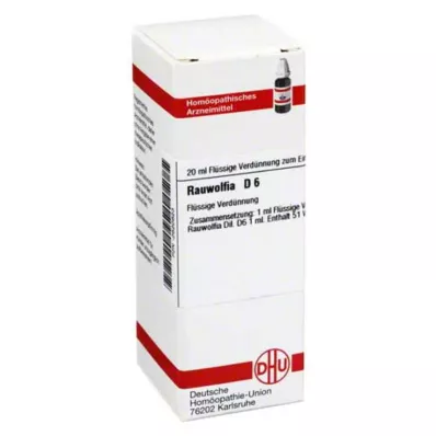 RAUWOLFIA D 6 Utspädning, 20 ml