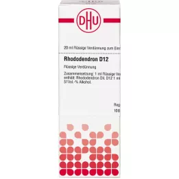RHODODENDRON D 12 Utspädning, 20 ml
