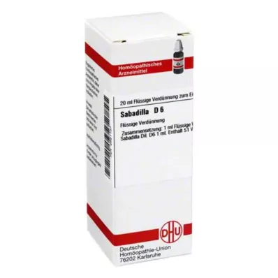 SABADILLA D 6 Utspädning, 20 ml
