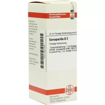 SARSAPARILLA D 2 Utspädning, 20 ml
