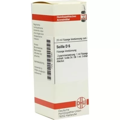 SCILLA D 6 Utspädning, 20 ml