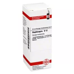 STAPHISAGRIA D 12 Utspädning, 20 ml