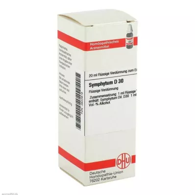 SYMPHYTUM D 30 Utspädning, 20 ml SYMPHYTUM D 30 Utspädning, 20 ml