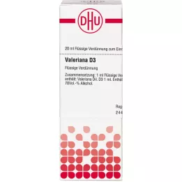 VALERIANA D 3 Utspädning, 20 ml