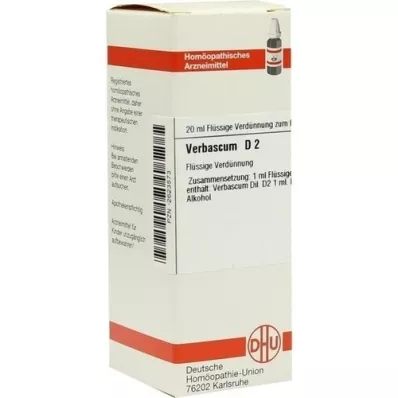 VERBASCUM D 2 Utspädning, 20 ml