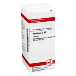 ACONITUM D 12 tabletter, 80 st