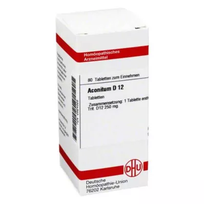 ACONITUM D 12 tabletter, 80 st