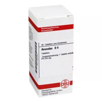 AESCULUS D 4 tabletter, 80 pc AESCULUS D 4 tabletter, 80 pc