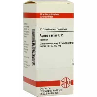AGNUS CASTUS D 2 tabletter, 80 pc