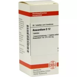 ANACARDIUM D 12 tabletter, 80 st