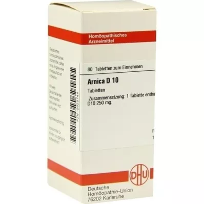 ARNICA D 10 tabletter, 80 st