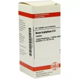ARUM TRIPHYLLUM D 6 tabletter, 80 pc