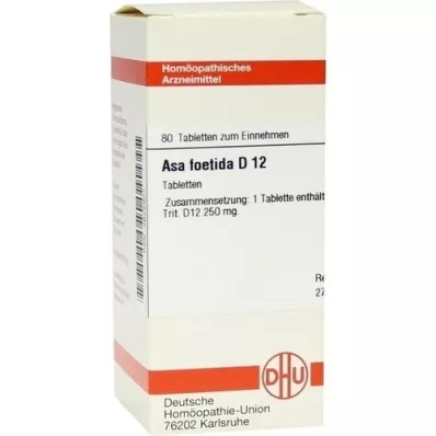 ASA FOETIDA D 12 tabletter, 80 st