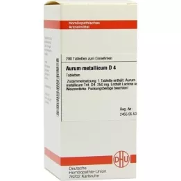 AURUM METALLICUM D 4 tabletter, 200 pc
