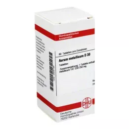 AURUM METALLICUM D 30 tabletter, 80 pc