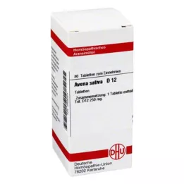 AVENA SATIVA D 12 tabletter, 80 st