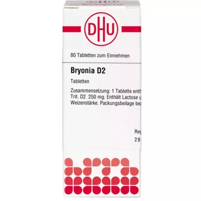 BRYONIA D 2 tabletter, 80 pc