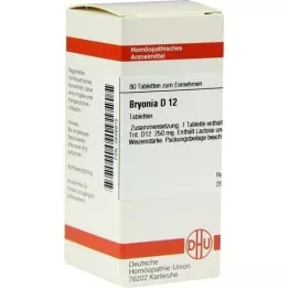 BRYONIA D 12 tabletter, 80 st