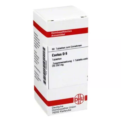 CACTUS D 6 tabletter, 80 pc