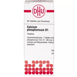 CALCIUM PHOSPHORICUM D 1 tabletter, 80 pc