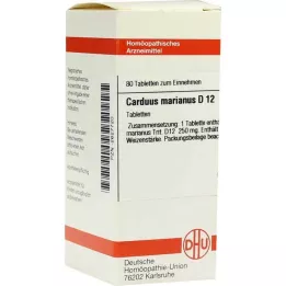 CARDUUS MARIANUS D 12 tabletter, 80 st