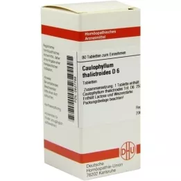 CAULOPHYLLUM THALICTROIDES D 6 tabletter, 80 pc