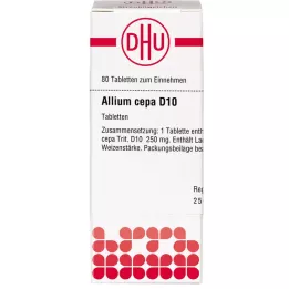 ALLIUM CEPA D 10 tabletter, 80 st