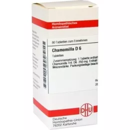 CHAMOMILLA D 6 tabletter, 80 pc