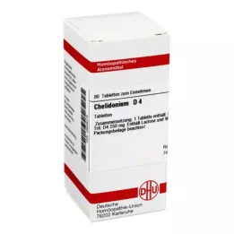 CHELIDONIUM D 4 tabletter, 80 pc