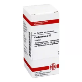 CHELIDONIUM D 12 tabletter, 80 st