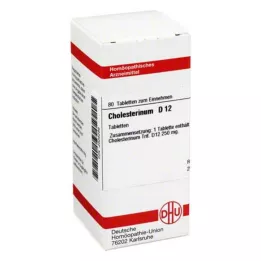 CHOLESTERINUM D 12 tabletter, 80 st