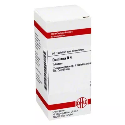 DAMIANA D 4 tabletter, 80 pc DAMIANA D 4 tabletter, 80 pc