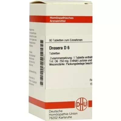 DROSERA D 6 tabletter, 80 pc