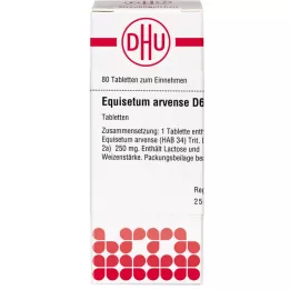 EQUISETUM ARVENSE D 6 tabletter, 80 pc