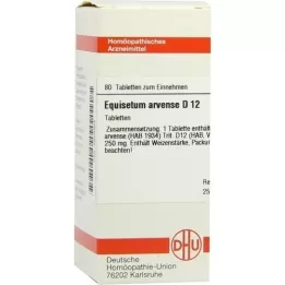 EQUISETUM ARVENSE D 12 tabletter, 80 st