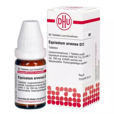 EQUISETUM ARVENSE D 12 tabletter, 80 st EQUISETUM ARVENSE D 12 tabletter, 80 st
